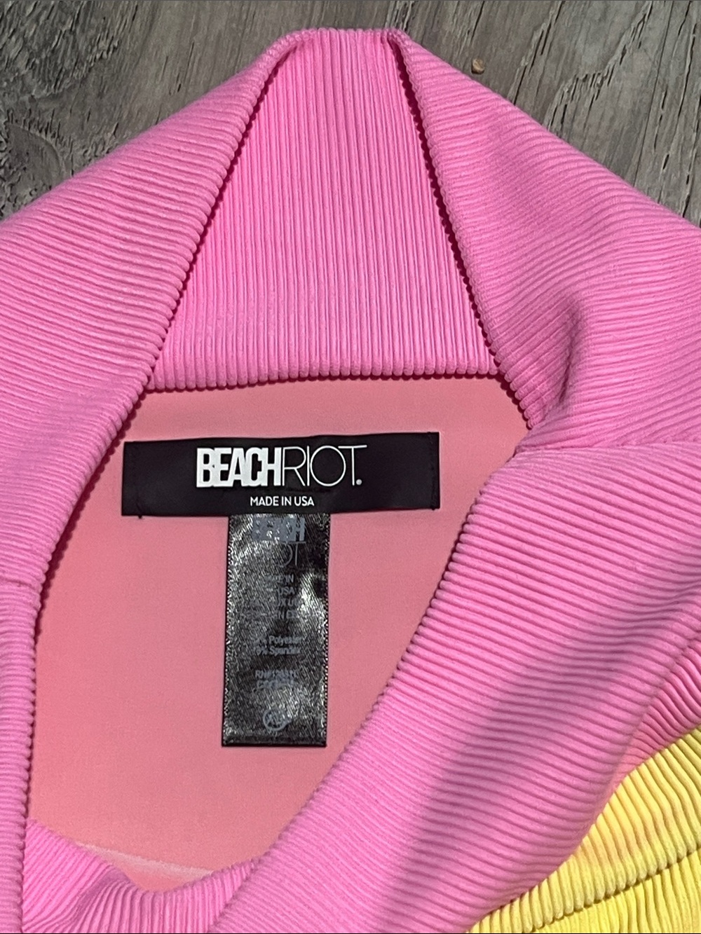 Beach Riot Soleil Colorblock Ribbed Bikini Set - Picture 14 of 16